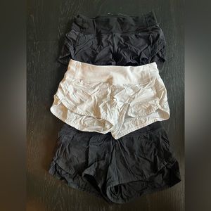 PACK OF 3 girls size 10 white and black IVIVVA shorts